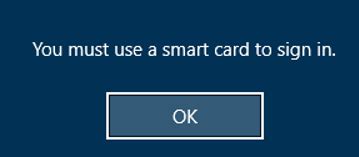 Go to Accounts > <b>Sign</b>-in options > Set up > Get started. . You must use windows hello or a smart card to sign in